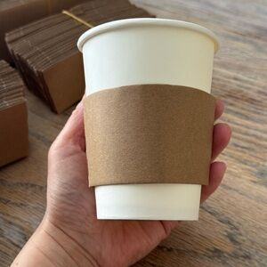 Cardboard Paper Coffee Cup Sleeves